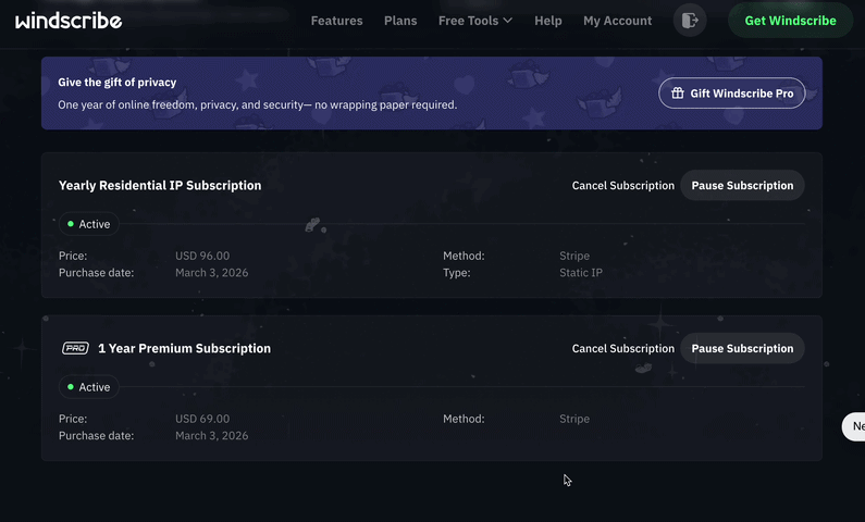 Steps to Pause A Subscription