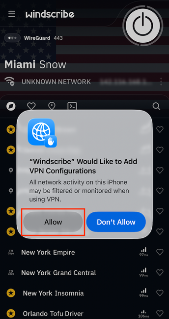 Add Configurations Prompt